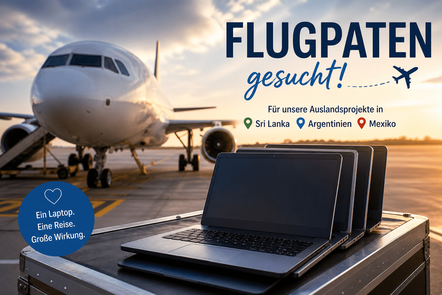 Flugpate gesucht